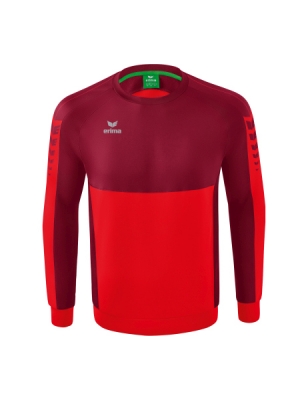 ERIMA Six Wings Sweatshirt rot/bordeaux