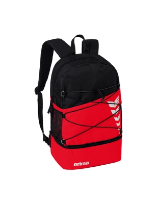 ERIMA SIX WINGS Rucksack rot/schwarz