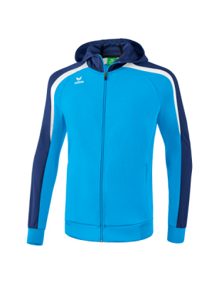 ERIMA Liga 2.0 Trainingsjacke mit Kapuze curacao/new navy/weiß (Sonderposten)