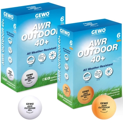 GEWO Set AWR Outdoor 40+ 6er 1x weiß + 1x orange