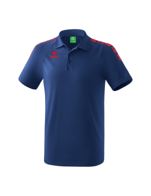 ERIMA Essential 5-C Poloshirt new navy/rot (Sonderposten)