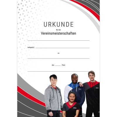 GEWO Urkunde Team 2025 mit Text