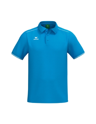 ERIMA CMPT Poloshirt curacao/weiß