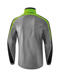 ERIMA Liga 2.0 Allwetterjacke grau melange/schwarz/green gecko (Sonderposten)