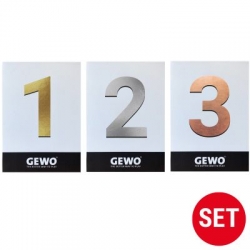 GEWO Set Platzierungstafel 1, 2, 3