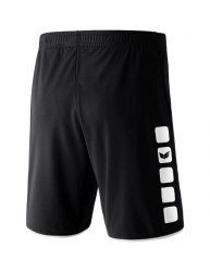 ERIMA CLASSIC 5-C Shorts schwarz/weiß (Sonderposten)