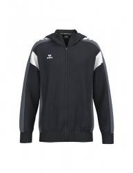 ERIMA CELEBRATE 125 Training Jacket with hood schwarz/slate grey