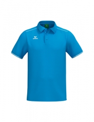 ERIMA CMPT Poloshirt curacao/weiß