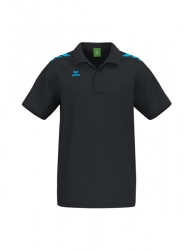 ERIMA CMPT 3 Wings Poloshirt schwarz/curacao