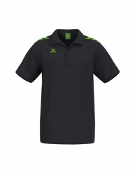 ERIMA CMPT 3 Wings Poloshirt schwarz/green gecko